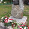 Poświęcenie pomnika upamiętniającego śmierć ks. P. Kontnego