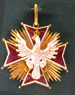 Awers odznaki orderowej z 1921 r.